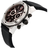 Buy Shop Bulova Marine Star Chronograph Black Dial Black Rubber Strap Watch for Men - 98B127 USA Online