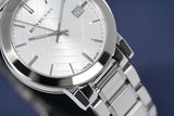 Buy Shop Burberry The City Silver Dial Silver Steel Strap Watch for Women - BU9000 USA Online