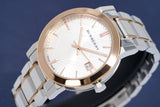 Buy Shop Burberry The City White Dial Two Tone Steel Strap Watch for Women - BU9006 USA Online