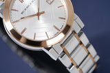 Buy Shop Burberry The City White Dial Two Tone Steel Strap Watch for Women - BU9006 USA Online