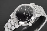 Buy Shop Burberry The City Black Dial Silver Steel Strap Watch for Women - BU9101 USA Online