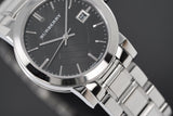 Buy Shop Burberry The City Black Dial Silver Steel Strap Watch for Women - BU9101 USA Online