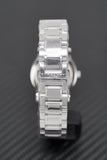 Burberry The City Black Dial Silver Steel Strap Watch for Women - BU9201