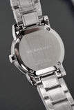 Burberry The City Diamonds Silver Dial Silver Steel Strap Watch for Women - BU9220