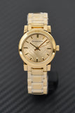 Burberry The City Gold Dial Gold Steel Strap Watch for Women - BU9227