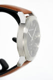 Buy Shop Burberry The City Black Dial Brown Leather Strap Watch for Men - BU9905 USA Online