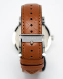 Buy Shop Burberry The City Black Dial Brown Leather Strap Watch for Men - BU9905 USA Online