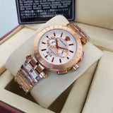 Buy Shop Versace V Extreme Chronograph White Dial Rose Gold Stainless Steel Watch for Women - VCN050017 USA Online