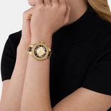 Buy Shop Michael Kors Camille Chronograph Brown Dial Two Tone Steel Strap Watch For Women - MK7269 USA Online
