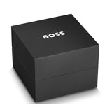 Buy Shop Hugo Boss Time One Chronograph Black Dial Black Leather Strap Watch for Men - 1513430 USA Online