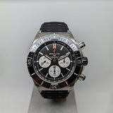 Buy Shop Breitling Super Chronomat B01 44 Black Dial Black Rubber Strap Watch for Men - AB0136251B1S1 USA Online