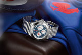 Buy Shop Breitling Chronomat B01 42 Six Nations France Blue Dial Silver Steel Strap Watch for Men - AB0134A81C1A1 USA Online