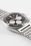 Buy Shop Breitling Chronomat B01 42mm Black Dial Silver Steel Strap Watch for Men - AB0134101B1A1 USA Online