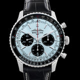 Buy Shop Breitling Navitimer B01 Chronograph 43 Blue Dial Black Leather Strap Watch for Men - AB0138241C1P1 USA Online