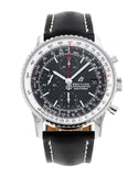 Buy Shop Breitling Navitimer 1 Chronograph 41mm Automatic Black Dial Black Leather Strap Mens Watch - A13324121B1P1 USA Online
