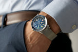 Buy Shop Breitling Superocean Heritage '57 Special Edition II Blue Dial Silver Mesh Bracelet Watch for Men - A103702A1C1A1 USA Online