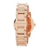 Buy Shop Burberry The City White Dial Rose Gold Steel Strap Watch for Women - BU9104 USA Online