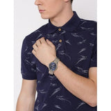 Buy Shop Emporio Armani Classic Blue Dial Two Tone Steel Strap Watch For Men - AR1847 USA Online