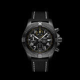 Buy Shop Breitling Avenger Chronograph 45mm Night Mission Black Dial Black Nylon Strap Watch for Men - V13317101B1X1 USA Online