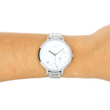 Buy Shop Fossil Jacqueline White Dial Silver Steel Strap Watch for Women - ES3969 USA Online