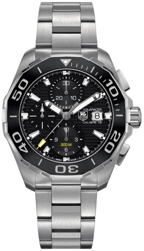 Buy Shop Tag Heuer Aquaracer Black Dial Watch for Men - CAY211A.BA0927 USA Online