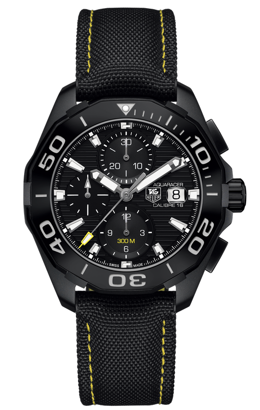 Buy Shop Tag Heuer Aquaracer PVD Black Dial Watch for Men - CAY218A.FC6361 USA Online