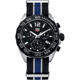 Buy Shop Tag Heuer Formula 1 Quartz Chronograph Black Dial Two Tone NATO Strap Watch for Men - CAZ1010.FC8197 USA Online