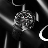 Buy Shop Tag Heuer Formula 1 Black Dial Black Leather Strap Watch for Men - CAZ1010.FT8024 USA Online