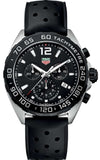 Buy Shop Tag Heuer Formula 1 Black Dial Black Leather Strap Watch for Men - CAZ1010.FT8024 USA Online