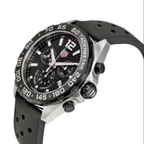 Buy Shop Tag Heuer Formula 1 Black Dial Black Leather Strap Watch for Men - CAZ1010.FT8024 USA Online