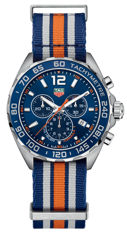 Buy Shop Tag Heuer Formula 1 Chronograph 43mm Blue Dial NATO Strap Watch for Men - CAZ1014.FC8196 USA Online