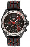 Tag Heuer Formula 1 Ayrton Senna Limited Edition Black Dial Two Tone Rubber Strap Watch for Men - CAZ1019.FT8027