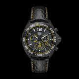 Buy Shop Tag Heuer Formula 1 Chronograph Senna Black Dial Black Leather Strap Watch for Men - CAZ101AJ.FC6487 USA Online