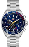 Buy Shop Tag Heuer Formula 1 Red Bull Racing Chronograph Blue Dial Silver Steel Strap Watch for Men - CAZ101AK.BA0842 USA Online