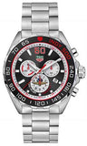 Buy Shop Tag Heuer Formula 1 Indy 500 Special Edition Black Dial Silver Steel Strap Watch for Men - CAZ101V.BA0842 USA Online