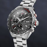 Buy Shop Tag Heuer Formula 1 Automatic Chronograph Grey Dial Silver Strap Watch for Men - CAZ2012.BA0876 USA Online