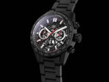 Buy Shop Tag Heuer Carrera Automatic Chronograph Black Dial Black Steel Strap Watch for Men - CBG2090.BH0661 USA Online