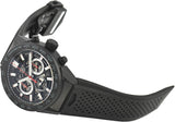 Buy Shop Tag Heuer Carrera Automatic Chronograph Black Dial Black Rubber Strap Watch for Men - CBG2A90.FT6173 USA Online