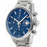 Buy Shop Tag Heuer Carrera Chronograph 41mm Blue Dial Silver Steel Strap Watch for Men - CBK2112.BA0715 USA Online