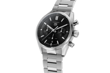 Buy Shop Tag Heuer Carrera Chronograph Black Dial Silver Steel Strap Watch for Men - CBN2010.BA0642 USA Online