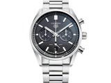 Buy Shop Tag Heuer Carrera Chronograph Black Dial Silver Steel Strap Watch for Men - CBN2010.BA0642 USA Online