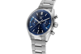 Buy Shop Tag Heuer Carrera Chronograph Blue Dial Silver Steel Strap Watch for Men - CBN2011.BA0642 USA Online