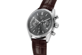 Buy Shop Tag Heuer Carrera Chronograph Grey Dial Brown Leather Strap Watch for Men - CBN2012.FC6483 USA Online