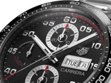 Buy Shop Tag Heuer Carrera Chronograph Black Dial Silver Steel Strap Watch for Men - CBN2A1AA.BA0643 USA Online