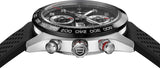 Buy Shop Tag Heuer Carrera Chronograph Black Dial Black Rubber Strap Watch for Men - CBN2A1AA.FT6228 USA Online