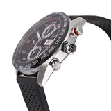 Buy Shop Tag Heuer Carrera Chronograph Black Dial Black Rubber Strap Watch for Men - CBN2A1AA.FT6228 USA Online