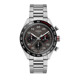 Buy Shop Tag Heuer Carrera Porsche Chronograph Grey Dial Silver Steel Strap Watch for Men - CBN2A1F.BA0643 USA Online