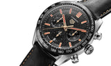 Buy Shop Tag Heuer Carrera Year of The Rabbit Automatic Chronograph Black Dial Black Leather Strap Watch for Men - CBN2A1L.FC6521 USA Online