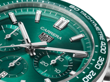 Buy Shop Tag Heuer Carrera Chronograph 44mm Green Dial Green Steel Strap Watch for Men - CBN2A1N.FT6238 USA Online