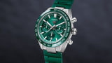 Buy Shop Tag Heuer Carrera Chronograph 44mm Green Dial Green Steel Strap Watch for Men - CBN2A1N.FT6238 USA Online